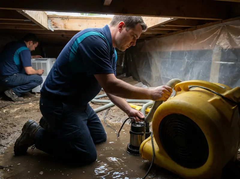 Crawl Space Water Removal & Drying in Denver, CO